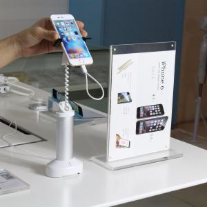 Wholesale COMER mobile phone mechanical metal clamp display alarm stand from china suppliers