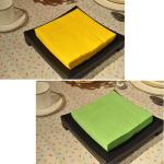 ODM 10Ct Gold Foil Napkin , 40cm Premium Holiday Paper Napkins