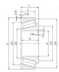 Stainless Steel Standard Precision Tapered Roller Bearings 33220