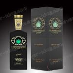 Crystal White Flint 750 ML Tequila Glass Bottle