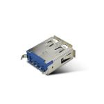 Type A 9 Pin Female Connector To Usb 3.0 UL / ROHS Certificated