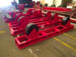 Economic Capacity 30 Tons Pipe Rotator Welding Use Polyurethane Material Wheels