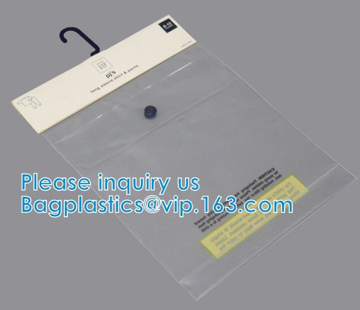 Stationery Set Transparent Plastic Bow Handle Hanger Zipper Lock Cosmetic Pvc Bag With K,Hanger Plastic Hook Bag F