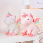 Lazada Unicorn Stuffed Animal Plush Toys Girls Gifts with Rainbow Wings White 12