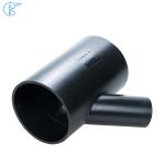 Buttfusion Connection HDPE Drainage Fittings Siphon Y Tee 45 Degree Tee PN6