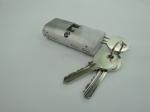 60mm Euro Profile Oval Shape Double Brass Cylinder Lock with 3 brass normal keys