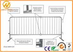 Hot Dip Galvanized metal Crowd Control Barrier , temporary barricade to party