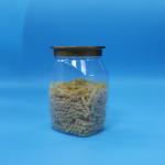 Baby Food High Quality Transparent Plastic PET Food Storage Jar Seal Lid For