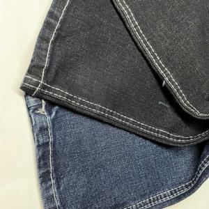 China 11.5 oz Soft TC Twill Denim Dark Grey Denim Fabric For Men Wearing on sale