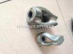 Q235 Material Power Line Fittings ISO Certification Forged And Casted Eye Nut