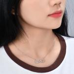 YASVITTI Wholesale Personalized High End Silver Necklace Rose Gold Plated Heart
