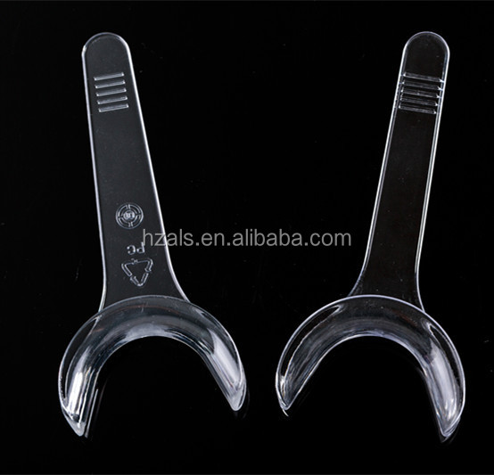 Clear/Clear Blue Double Head Lip Retractor Dental Lip Cheek Opener Stainless Steel Surgical Tool with CCC Certification