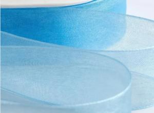 Wholesale Multicolor Silk Organza Ribbon Screen Printing With Grade 4 Color Fastness from china suppliers