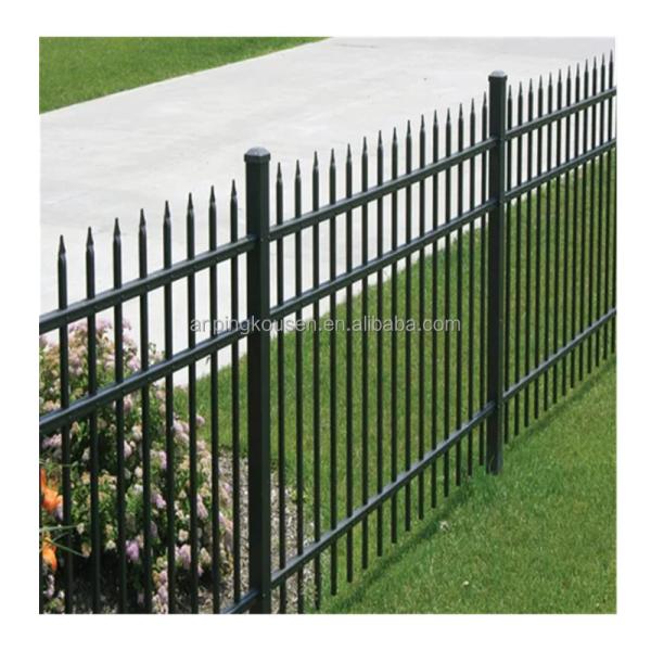 6ft 8ft Solid Metal Fence with Heat Treated Pressure Treated Wood Easy