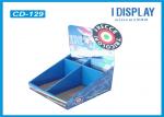 2 Tier Cardboard Counter Display , Retail Counter Display Rack For LED Lights