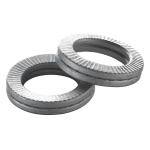 Ribbed Safety Lock Washer Stainless Steel Flat Washers Zinc Plated