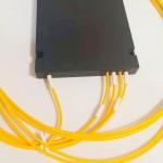 ABS Box Type Single Mode Fiber Optic 1x4 PLC Splitter Without Connector