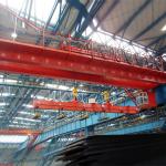 40 Meter 30 Ton QL type Steel Factory Double Hoist Overhead Crane
