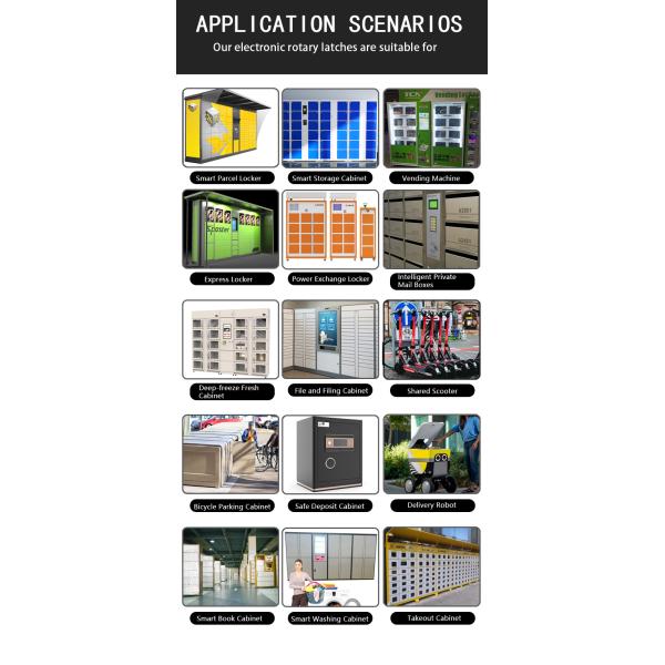 Solenoid Lock for Freestanding Rack Cabinets Wall-Mounted Cabinets locker lock OUTDOOR ENCLOSURE motor lock