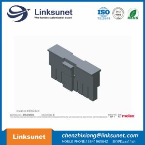 Wholesale Male Female Wire Connectors MOLEX Micro Fit 3.0 Plug Housing with Panel Mount Ears from china suppliers