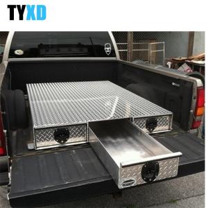 Wholesale Weather Resistant Metal Tool Storage Box , 3 Drawer Metal Truck Bed Tool Box from china suppliers