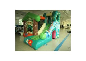 Wholesale Green Jungle Fun Cabin Inflatable Bouncer Combo For Kids Logo Customized from china suppliers