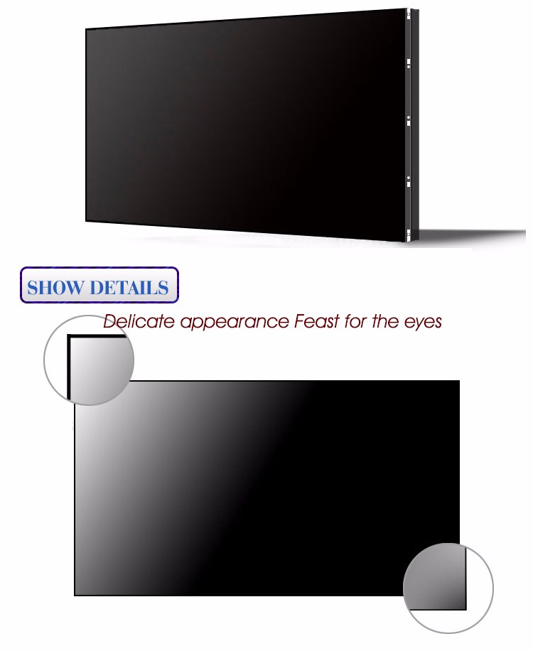 Digital TV Wall 46 Inch ultra thin Shenzhen Lcd Video Wall KTV with Strong Three-dimensional Splicing Display Panel