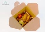 Eco - Friendly Disposable Lunch Boxes Hot Food To Go Containers For Fast Food