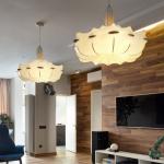 Postmodern Silk Hanglamp For Living Room Bedroom Dining Room Home Decor Zeppelin