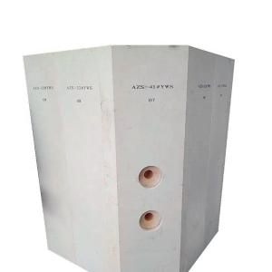 Wholesale Directly Supply 45% Al2O3 Content White Azs Bricks for Glass Blowing Furnace in Bulk from china suppliers