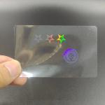 Custom Transparent Hologram Overlay Stickers Holographic Sticker For ID Card
