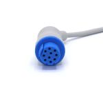 TPU 3 Lead ECG Monitor Cable Durable Snap Connector AHA Compatible