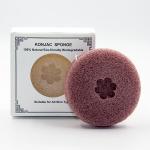Activated Natural Face Cleansing Sponge Private Label Organic Konjac Fiber