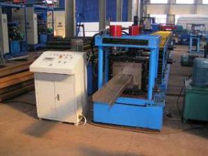 China PLC Control Z Purlin Roll Former Machine For 0.5 - 3 mm Thickness Material on sale