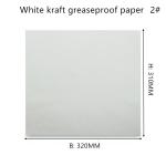 Disposable White Greaseproof Baking Paper Without Printing