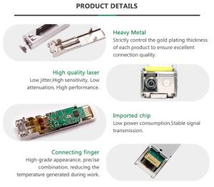 Wholesale 1000Base-LX 1310nm 2km LC DDM Multi Mode SFP Module from china suppliers