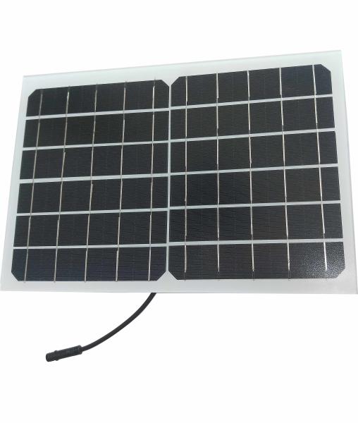 A Grade Small Flexible Solar Panels Glass Laminated 6V 10W Waterproof Long