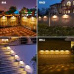 Outdoor Decorative Solar Garden Light Multiple Colored Led Wall Light