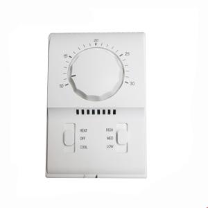 Wholesale AC220V Room and Fan Coil Thermostat Working with 3 Speed Fan from china suppliers