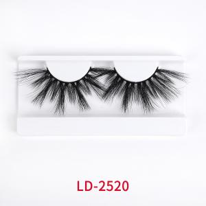 Wholesale Super Soft 3D 25mm Real Mink Lashes With Regular Packaging from china suppliers