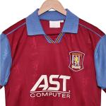 Aston Villa 1995-1997 Retro Home Football Club Jerseys Classic Customized