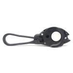 FTTH Flat Round Optical Fiber Tension Clamp Fish Type Plastic Nylon