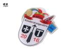 Antique Country Lapel Pins , Commemorative Pins Custom Design Badges Epoxy