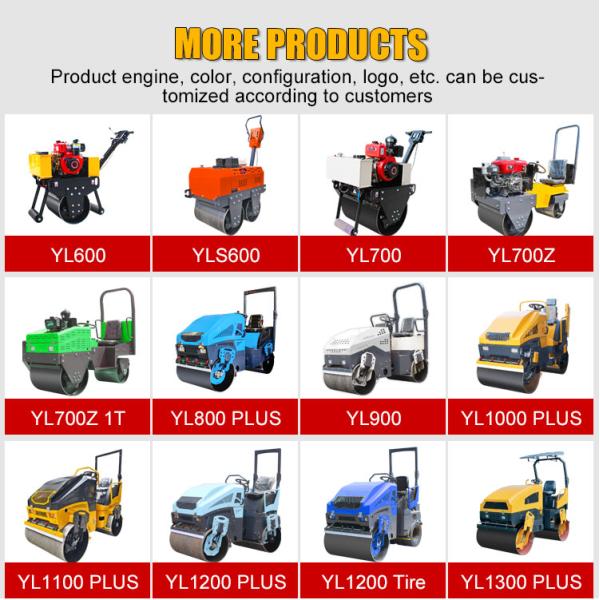 Asphalt Roller 3ton Diesel Mini Compactor Construction Machinery Road Roller
