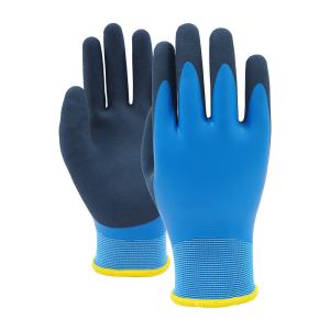 Wholesale 13 Gauge Double Layer Latex Gloves Abrasion Resistant Work Gloves OEM ODM from china suppliers