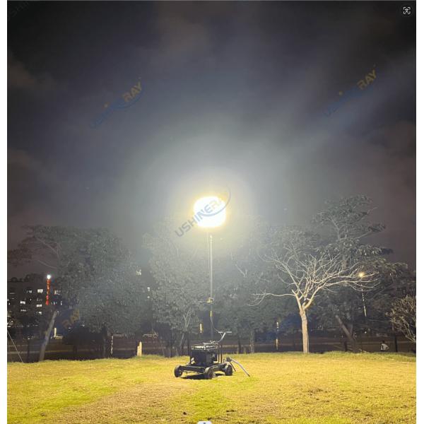 Direct Sell 800W 3.8M Height Movable LED Work Light Tower for Construction Lighting