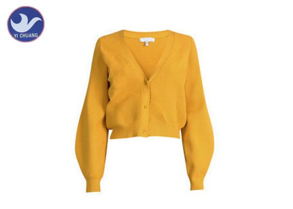 Ottoman Knitted Chunky Cardigan Sweater Womens , Button Down Cardigan Sweaters V