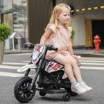Plastic Children Ride On Car Electric Motorcycle With Music Red Blue White for