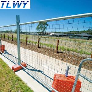 Wholesale Dia 3.0-5.0mm Portable Galvanized Temporary Fence Panels Electric Galvanized from china suppliers
