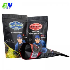 Wholesale Convenience Store Snack Bag Zipper Stand Up Pouch Large Black Color Plastic Bags from china suppliers